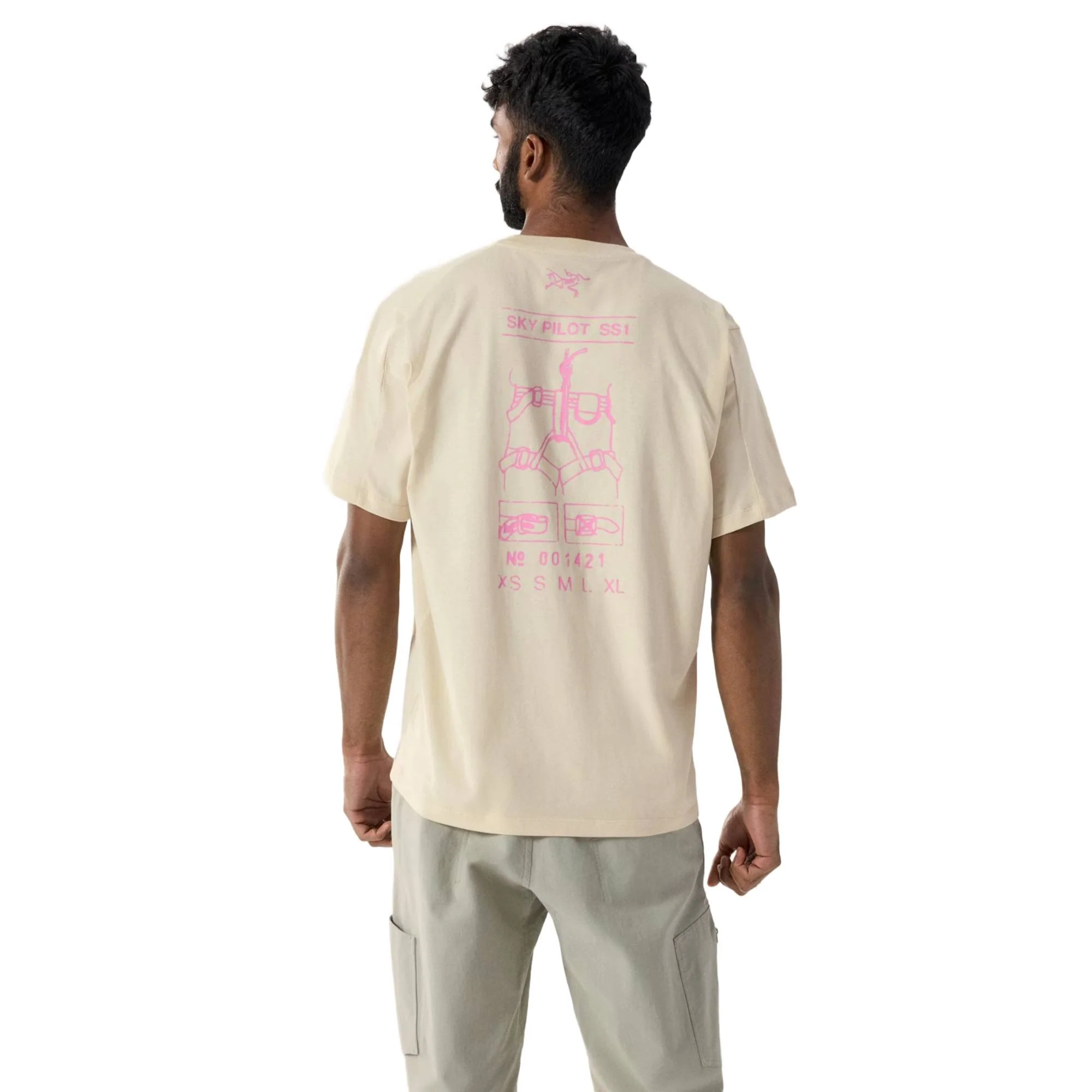 Arc'teryx Kragg SL Cotton Sky Pilot Mens SS Crew 2026 - Image 4