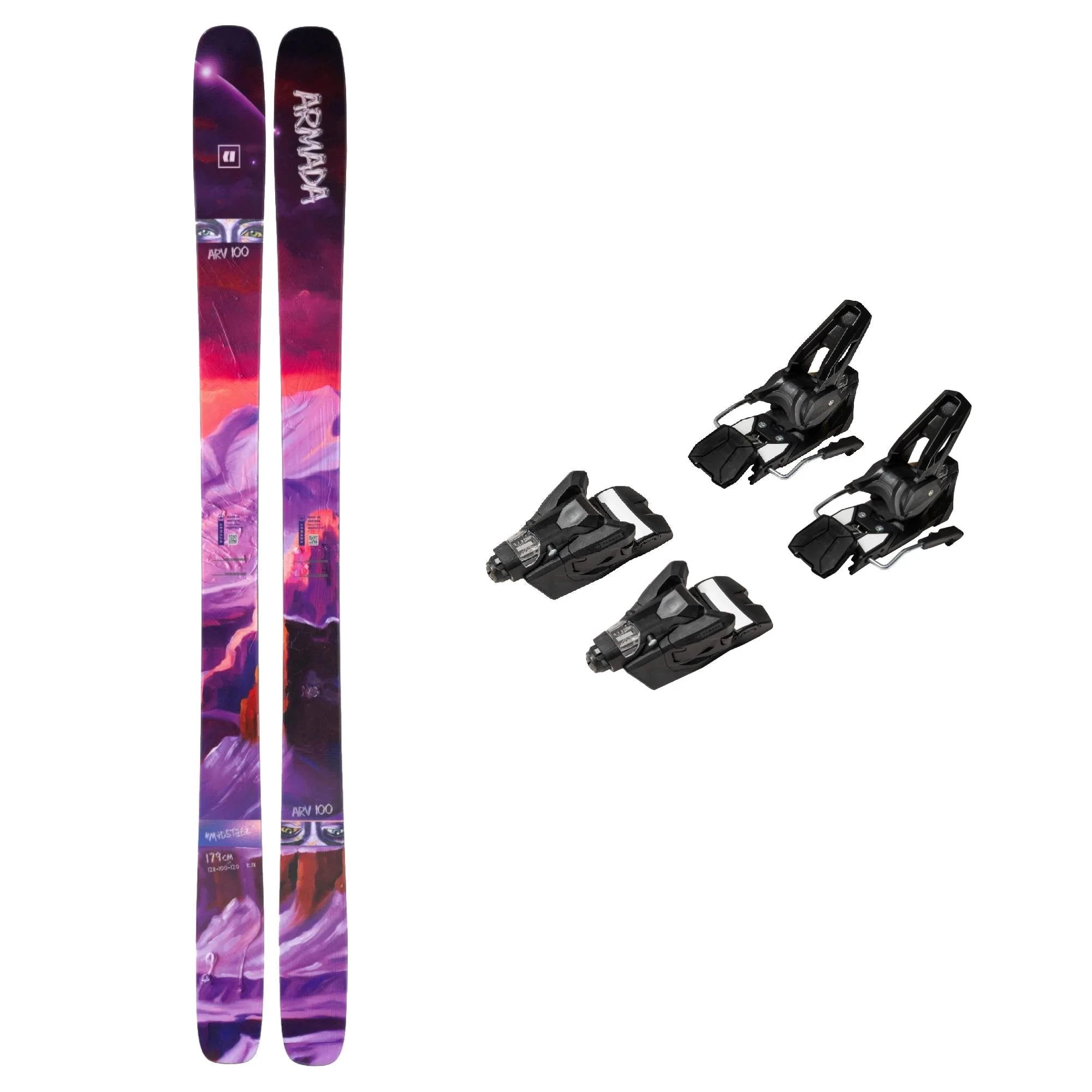 Armada ARV 100 Ski + Strive 14 GW Bindings 2026 Bundle