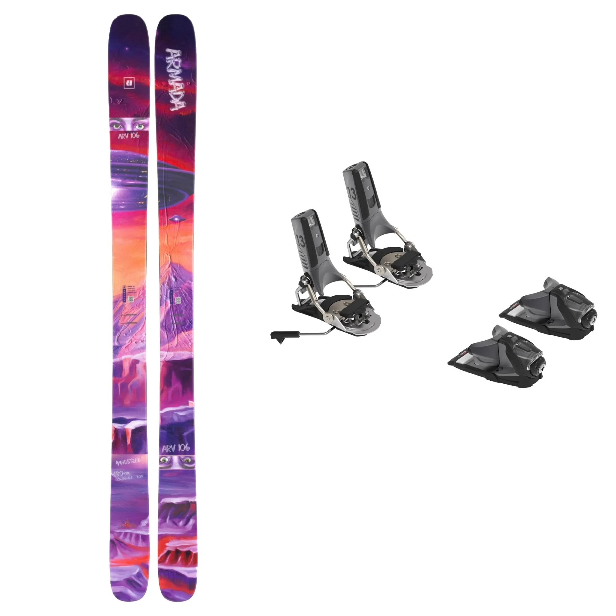 Armada ARV 106 Ski + Pivot 2.0 13 GW Bindings 2026 Bundle