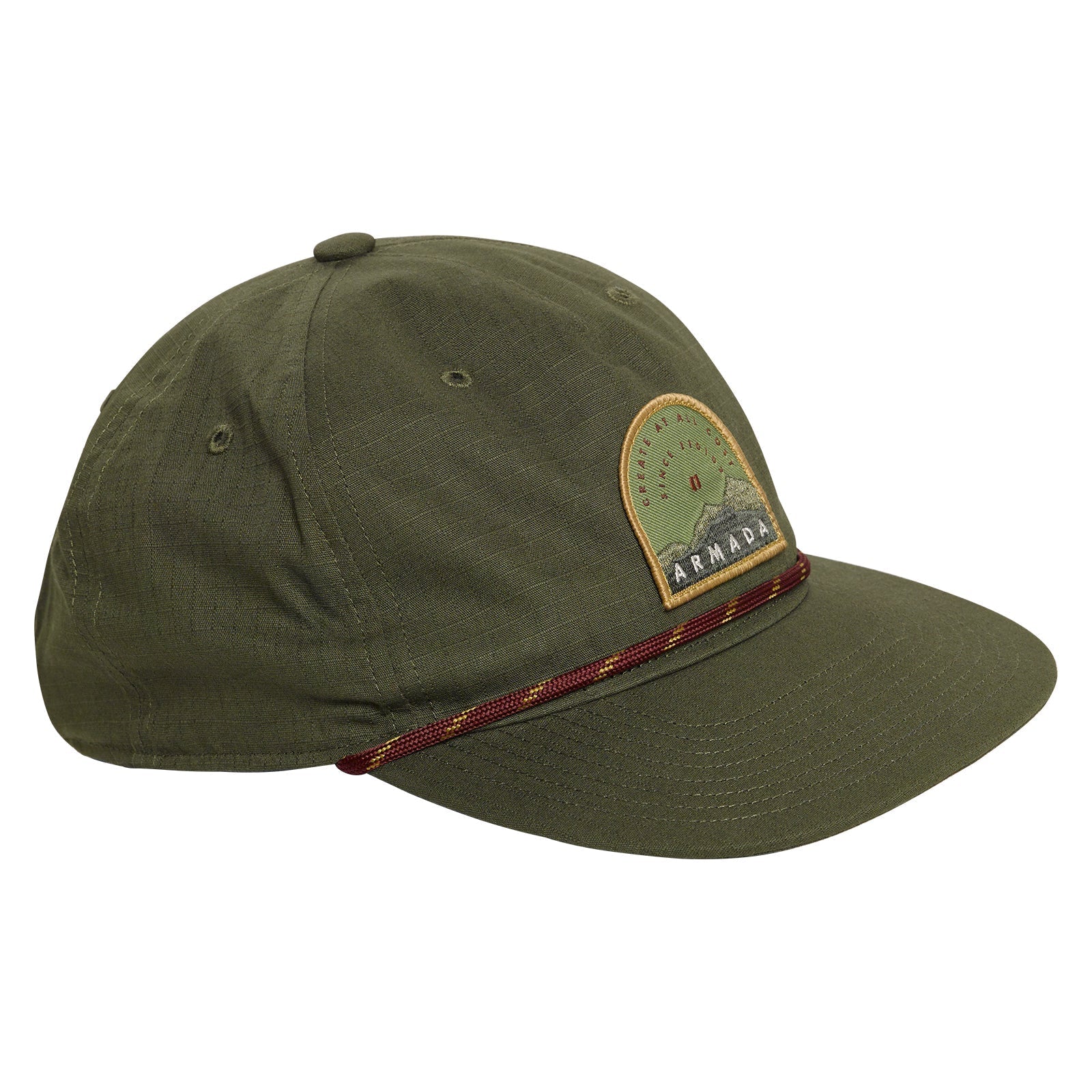 Armada Five Panel Adult Ripstop Cap - Image 6