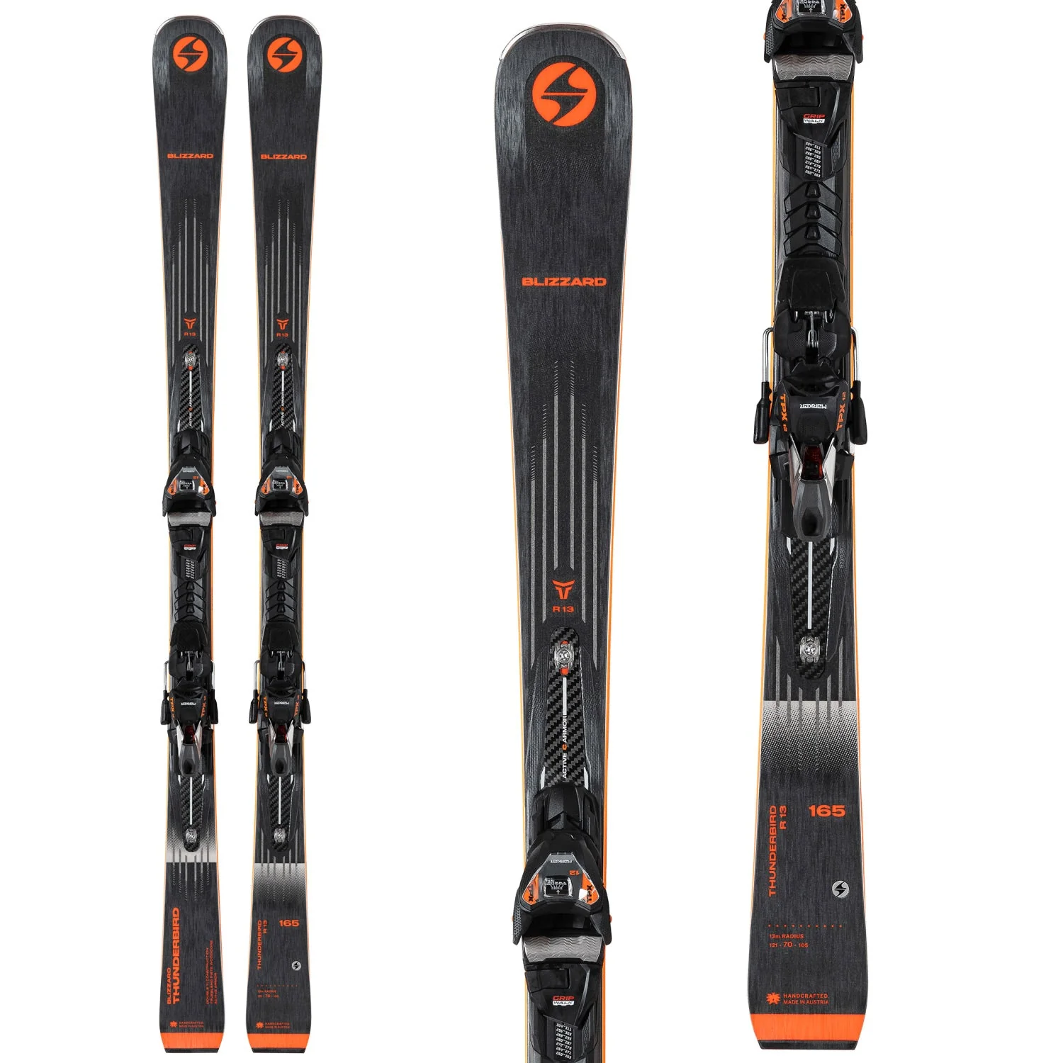 Blizzard Thunderbird R13 Ski + TPX 12 GW Binding With FDT Race Plate 2023