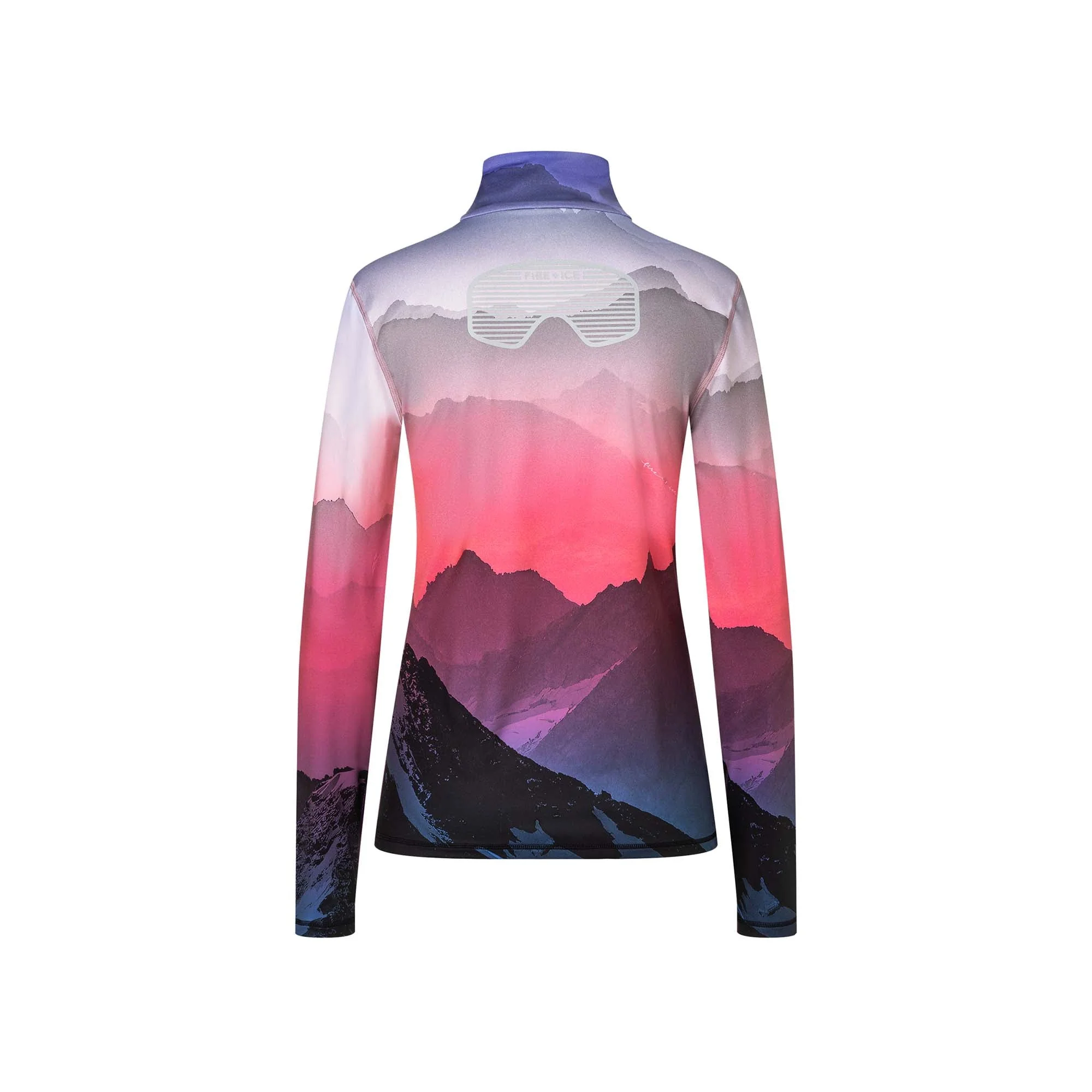 Bogner Fire & Ice Ilvy3 Print Womens Zip Neck 2025 - Image 2