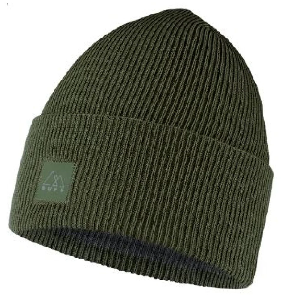 Buff Crossknit Adult Beanie - Image 2