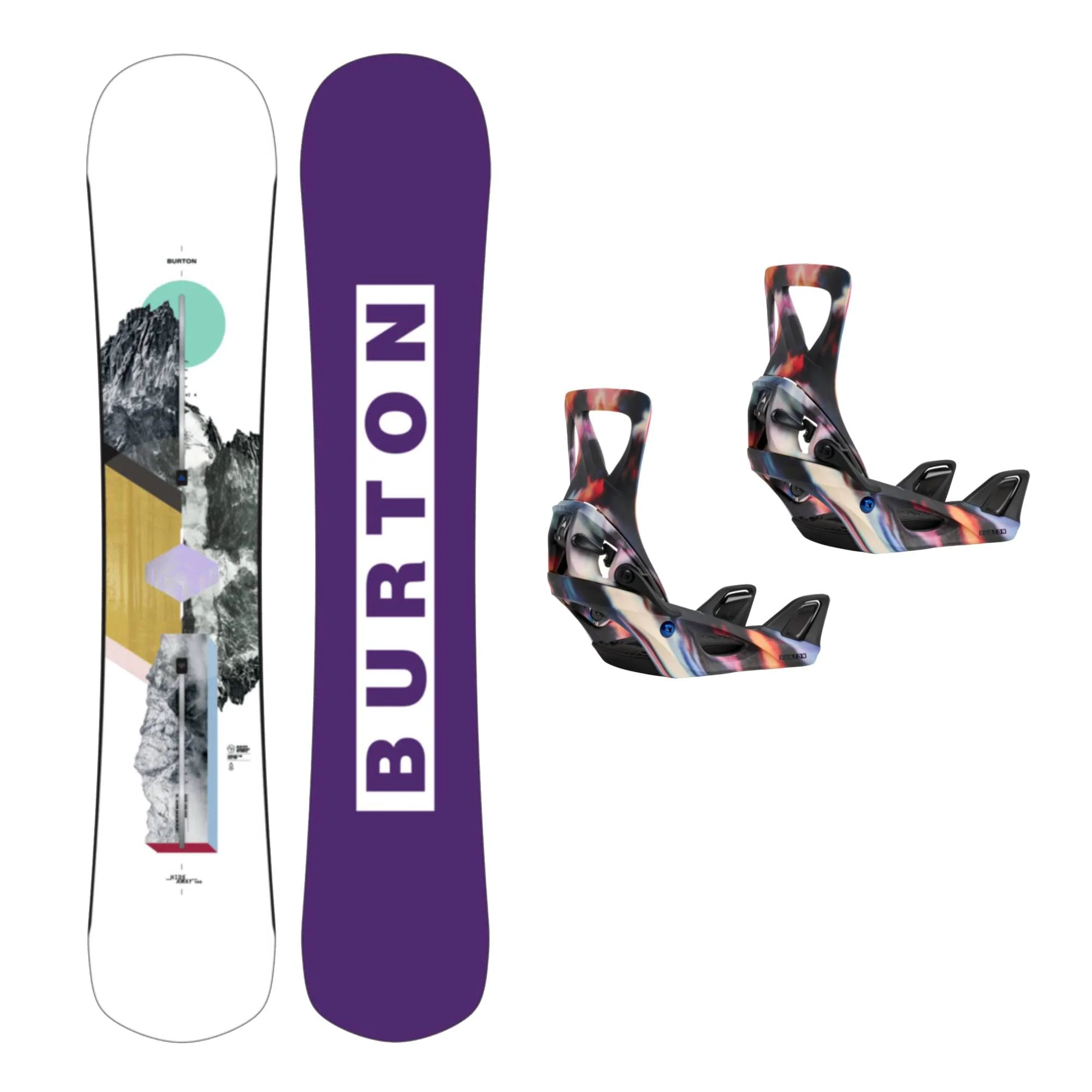 Burton Hideaway Womens Snowboard + Step On Womens Snowboard Bindings 2026 Bundle - Image 3