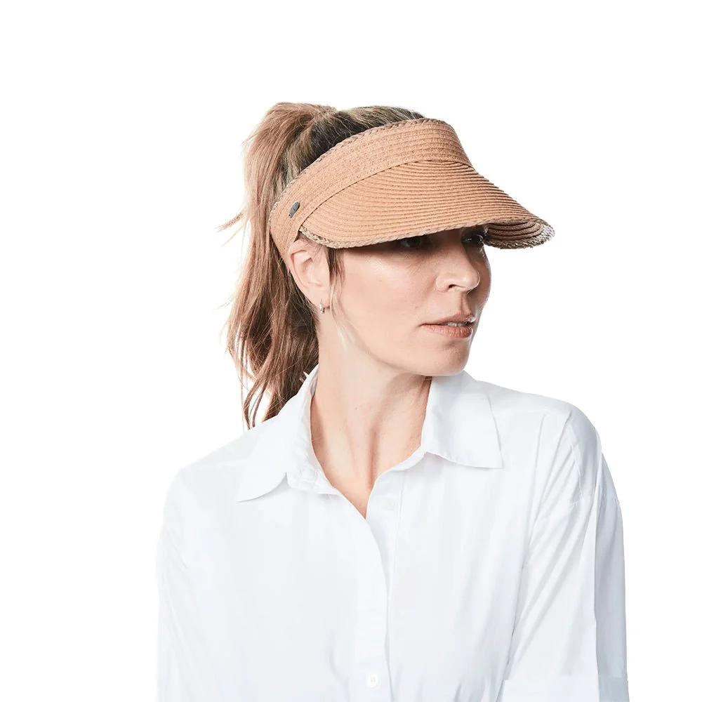 Canadian Hat Villia Womens Straw Visor 2023 - Image 3