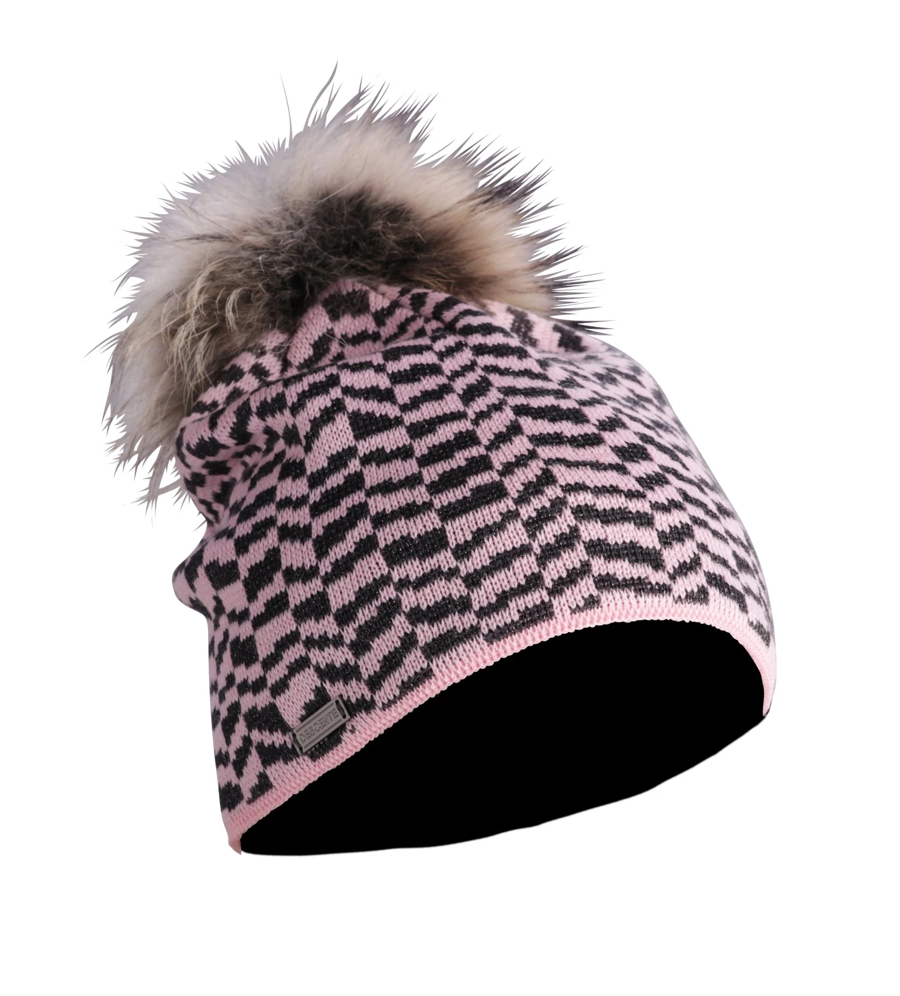 Descente Teagon Fur Pom Ladies Hat