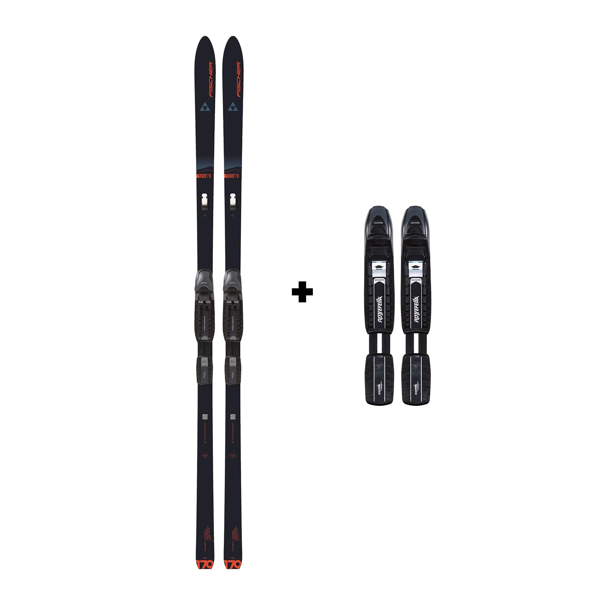 Fischer Traverse 78 Crown Nordic Skis and BCX Auto Binding