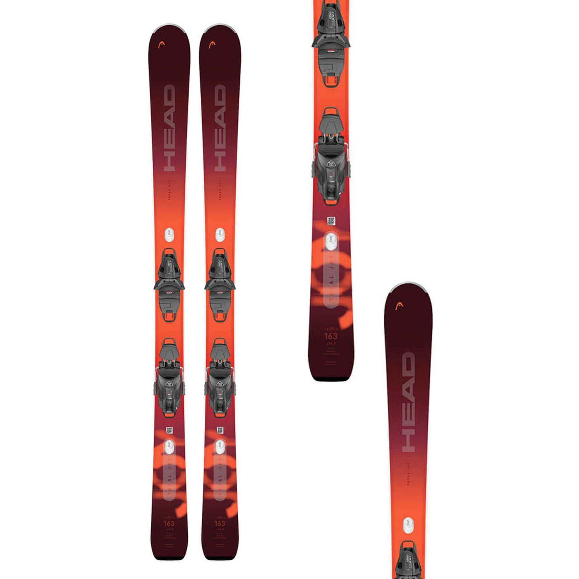 Head e-Total Joy Womens Ski + Joy 11 GW Bindings 2025