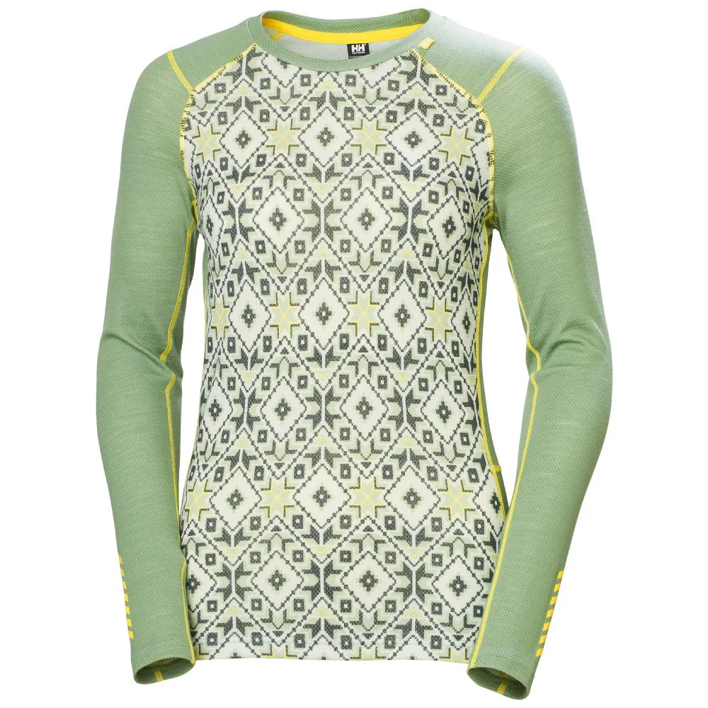 Helly Hansen Merino Midweight Graphic Womens Crew 2023 - Image 2