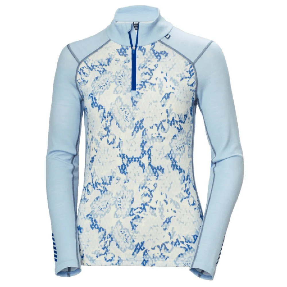 Helly Hansen Merino Midweight Graphic Womens Halfzip 2023 - Image 11