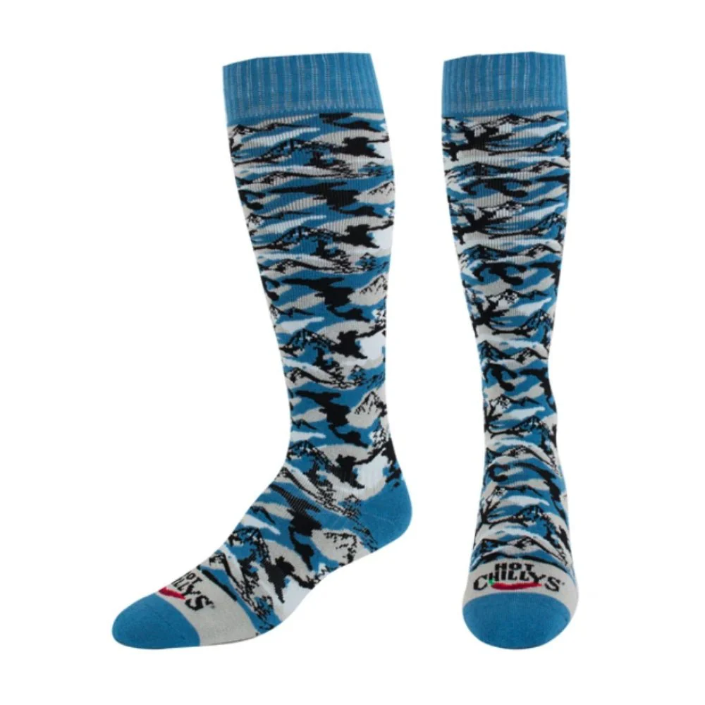 Hot Chilly's Camo Mountain Mid Vol Mens Sock - Image 2