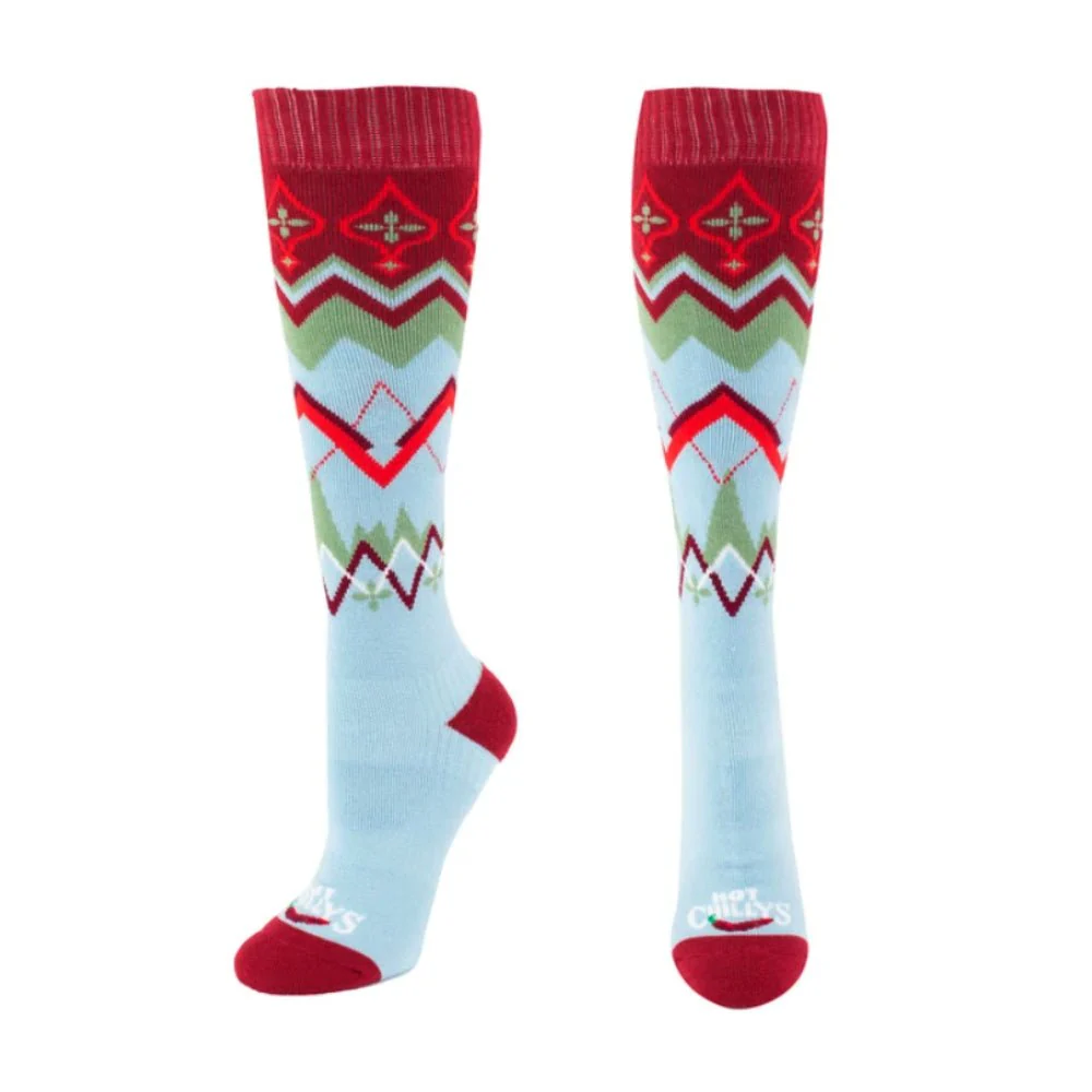Hot Chilly's Frost Flower Mid Vol Womens Sock - Image 2