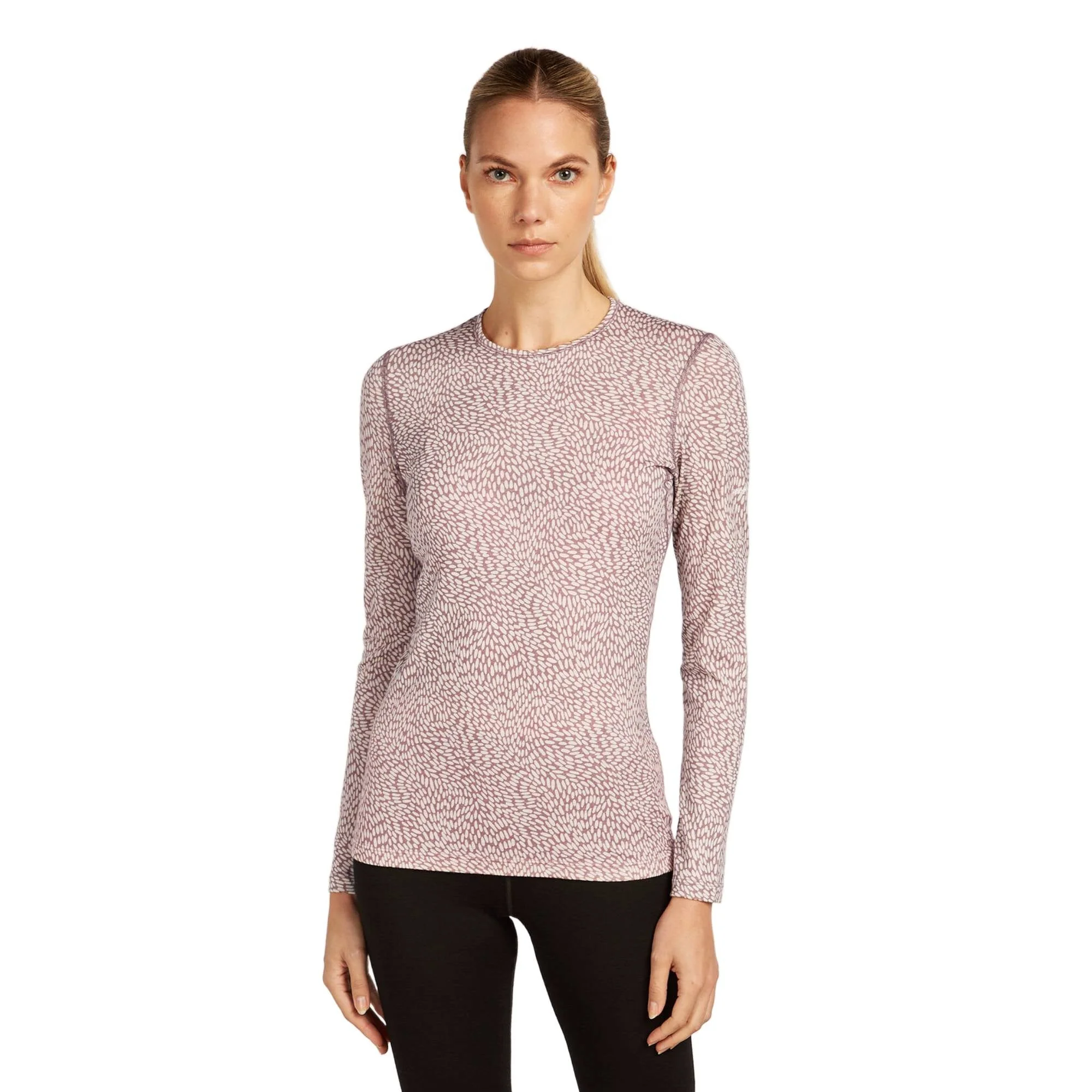Icebreaker 200 Oasis Womens LS Crewe GRX2