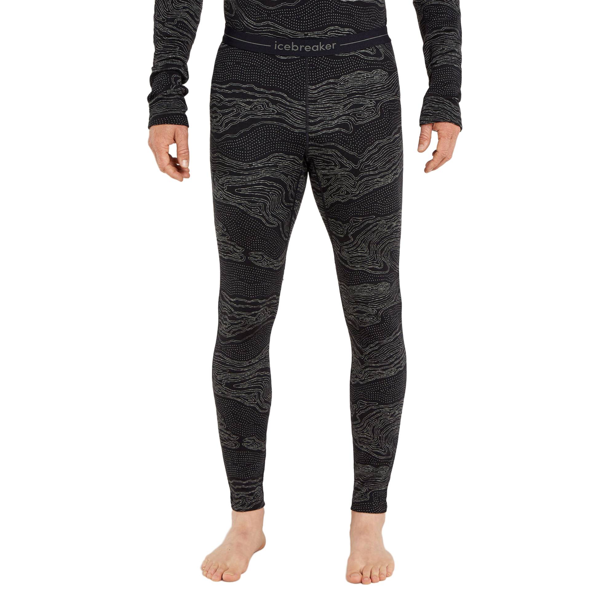 Icebreaker 260 Vertex Mens Leggings Snow Guide - Image 2