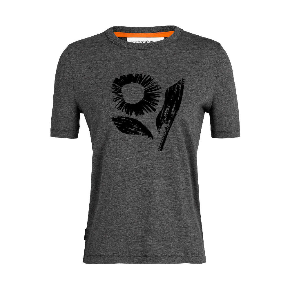 Icebreaker Central Flora Forms Womens SS Tee - Image 4