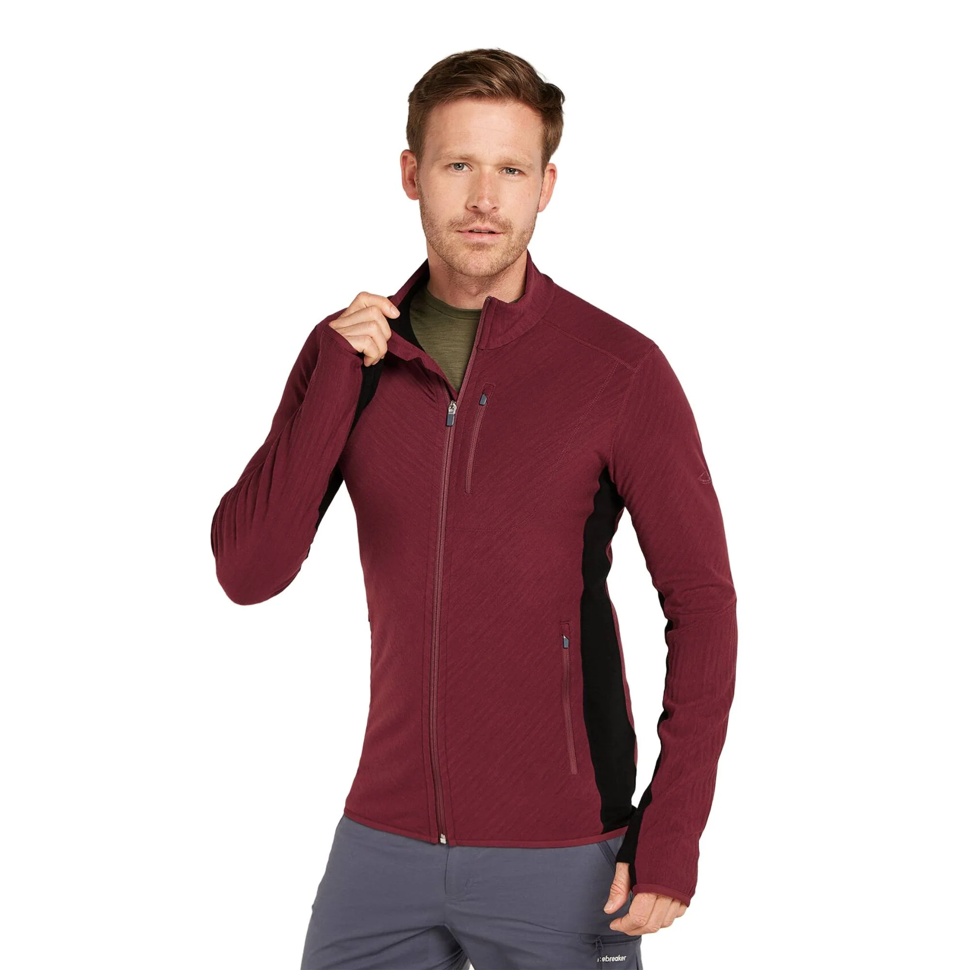 Icebreaker Descender Mens LS Zip - Image 5