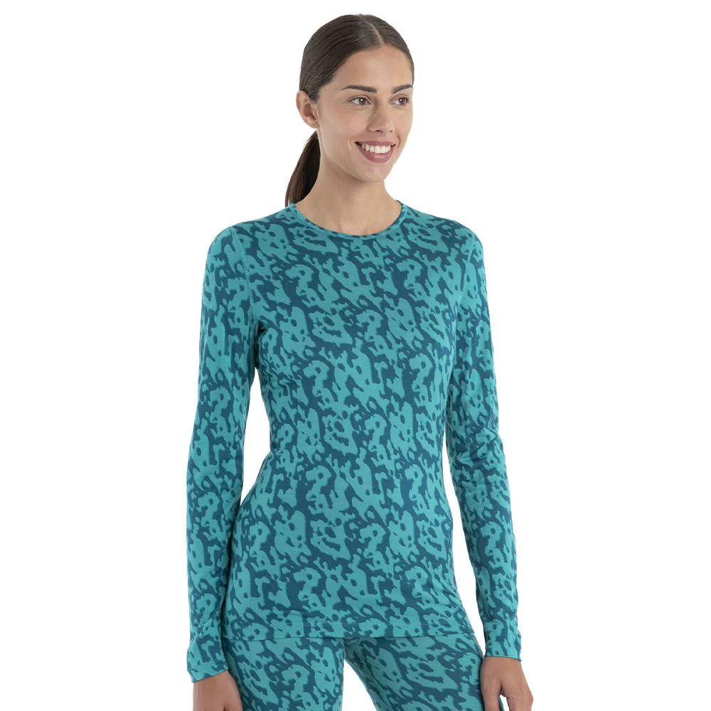 Icebreaker Merino 200 Macro Forms Womens LS Crewe - Image 5
