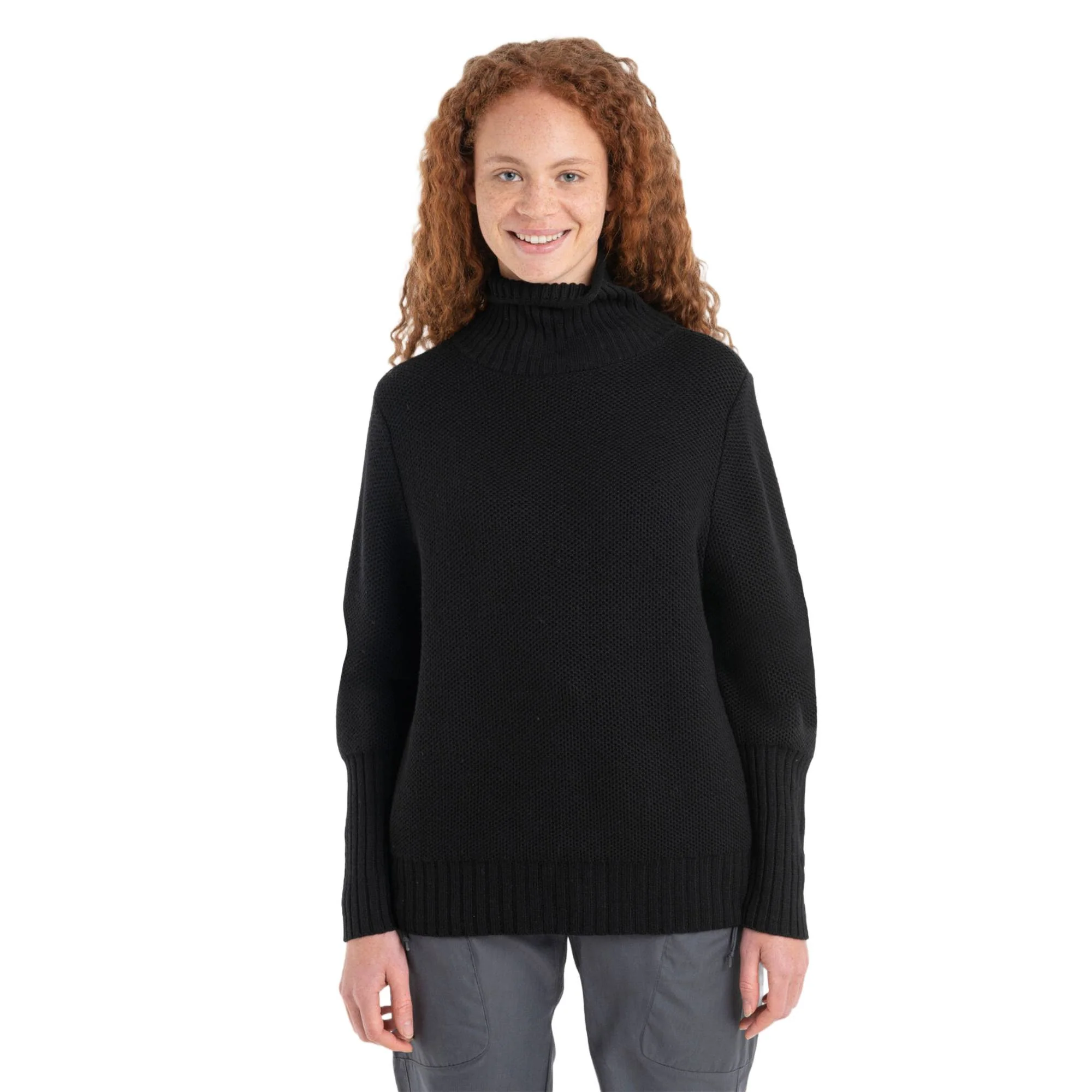 Icebreaker Seevista Womens Funnel Neck Sweater - Image 4