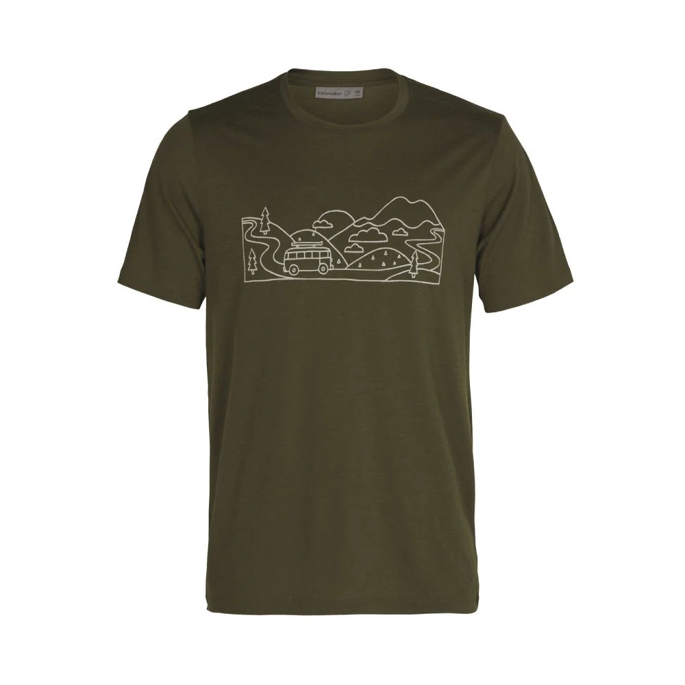 Icebreaker Tech Lite II Combi Ski Trip Mens SS Tee - Image 9