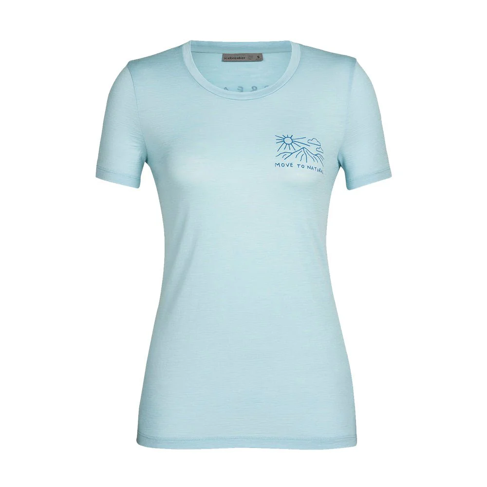 Icebreaker Tech Lite II Mountain Lake Womens Tee - Image 5