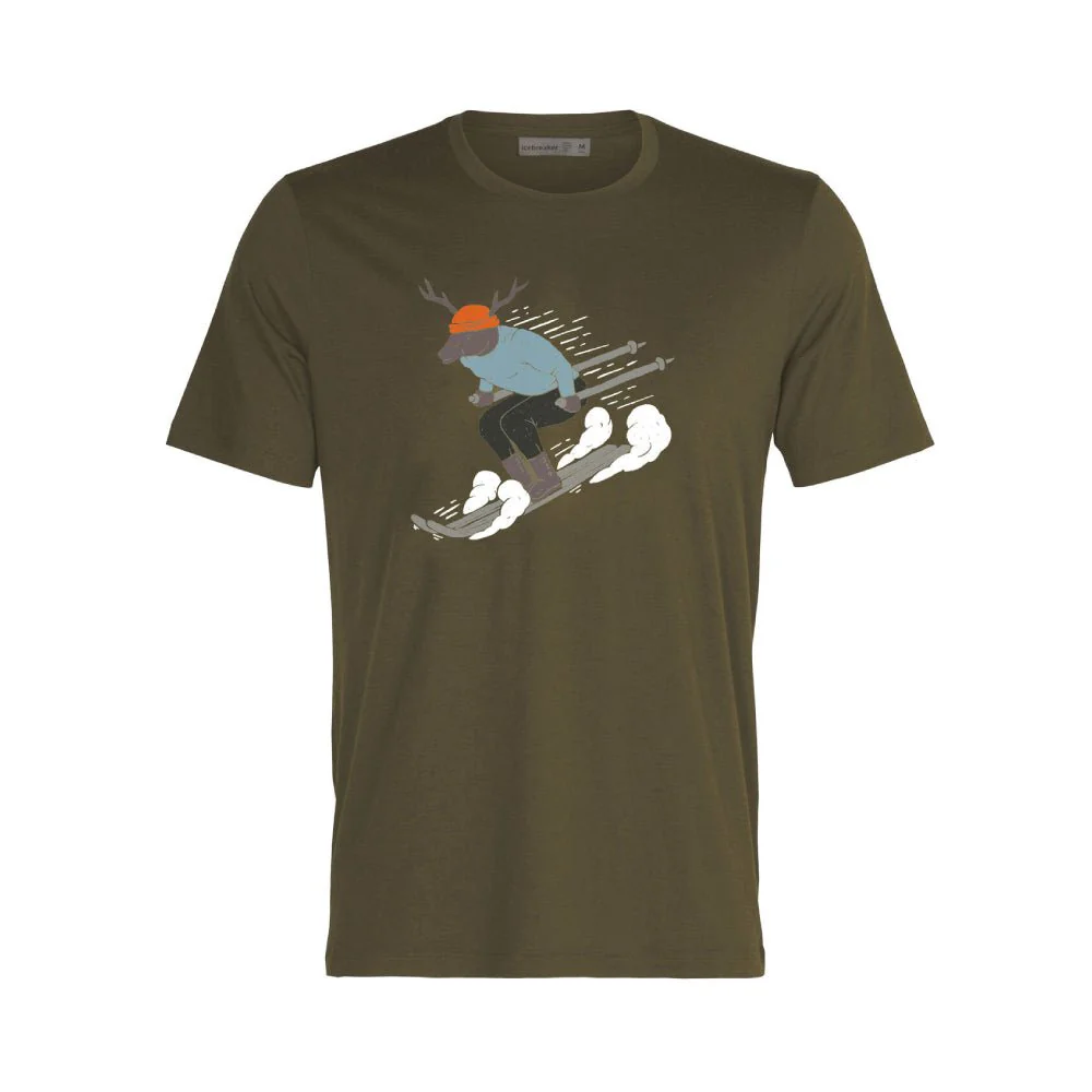 Icebreaker Tech Lite II Ski Rider Mens SS Tee - Image 4
