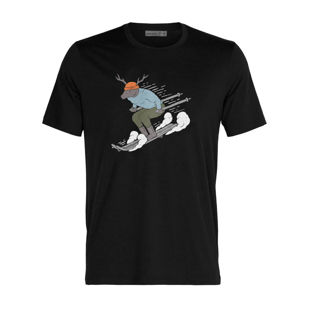 Icebreaker Tech Lite II Ski Rider Mens SS Tee - Image 7