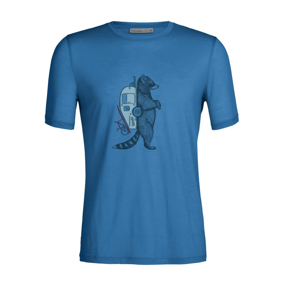 Icebreaker Tech Lite II Waschbar Wandering Mens SS Tee - Image 4