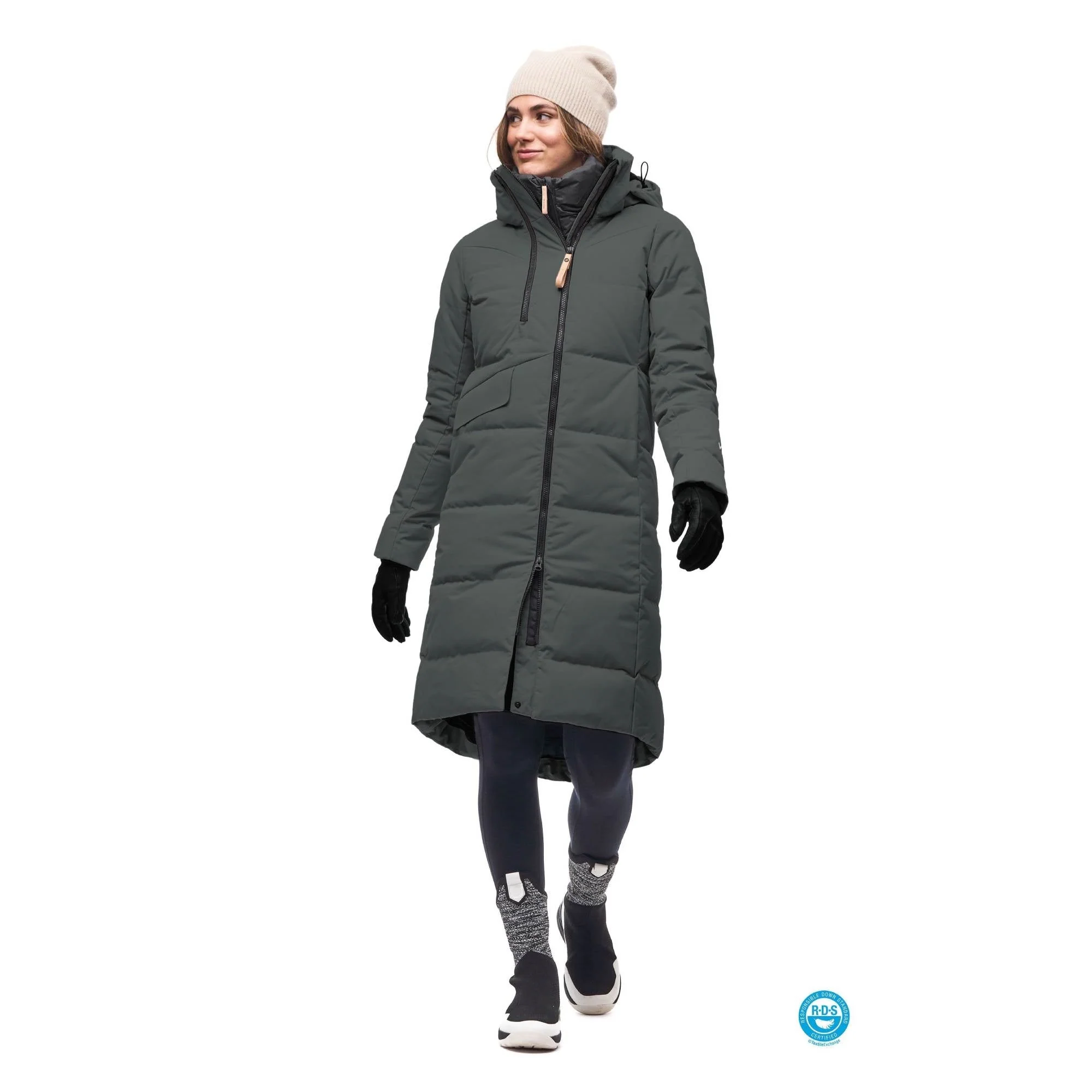 Indyeva Maco Womens Long Coat 2025 - Image 2