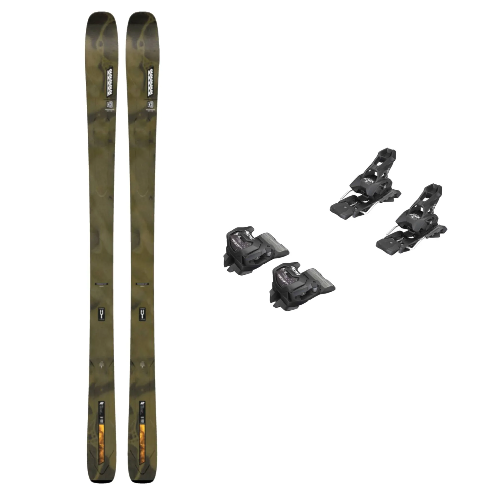 K2 Mindbender 89 Ti Ski + Attack 14 GW Bindings 2026 Bundle
