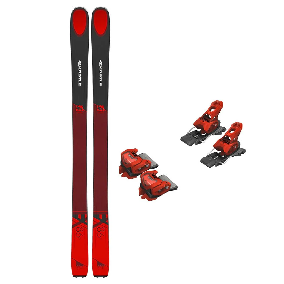 Kastle FX 86 Ti Ski and Tyrolia Attack 14 Bindings 2025