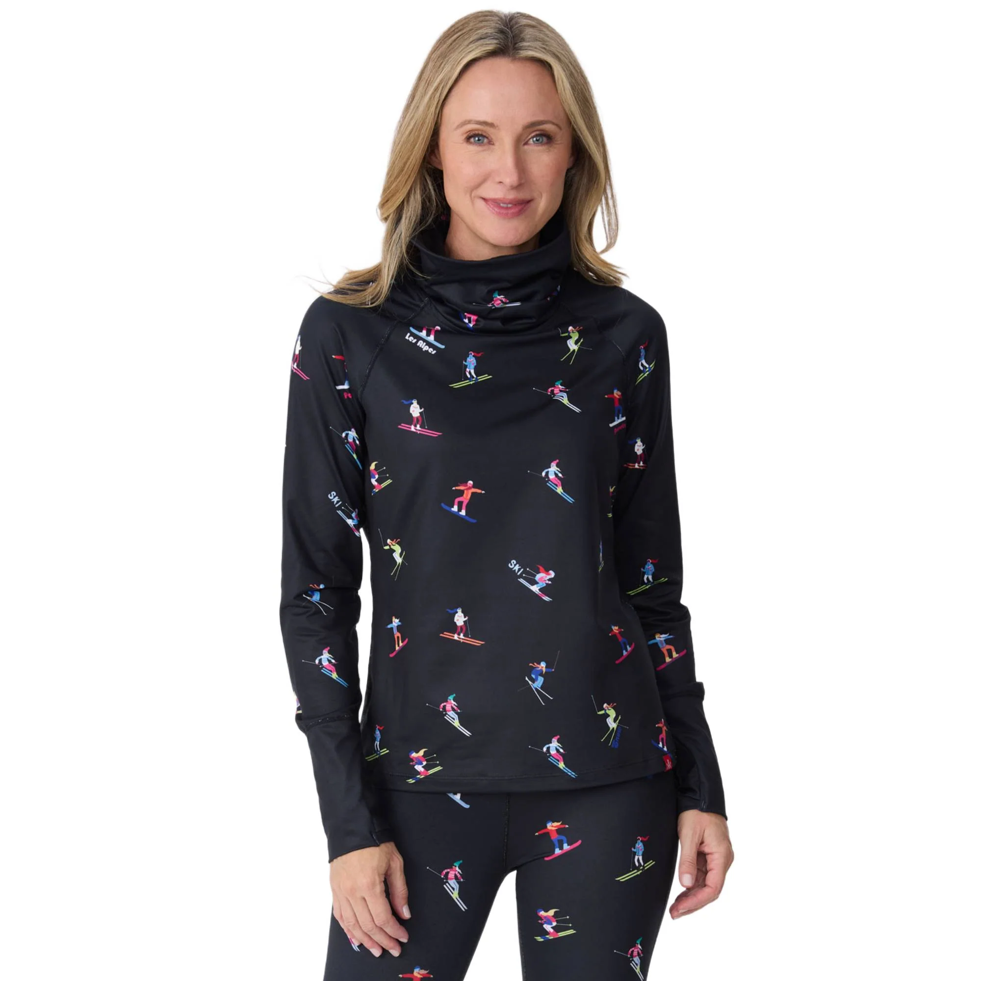 Krimson Klover Multi Skiers Womens Turtleneck 2027 - Image 2