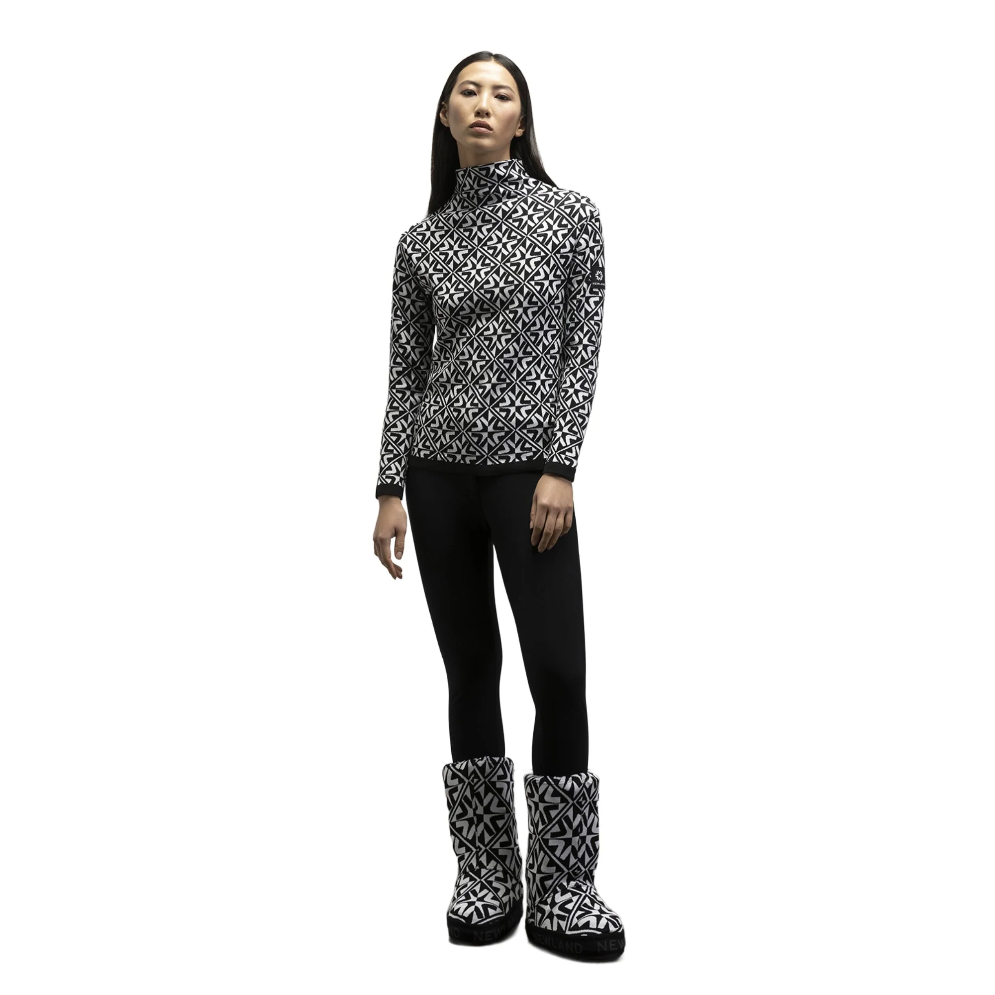 Newland Alpina Womens Mock Neck 2025
