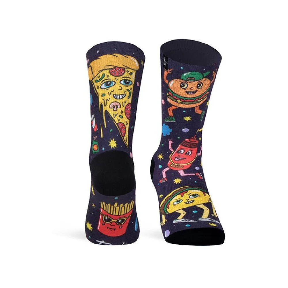 Pacific and Co Fast Foods Cycling Socks - Image 3