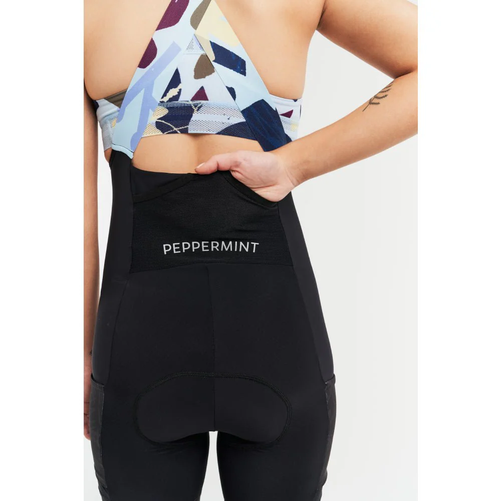 Peppermint Gravel Cargo Womens Bib Short - Image 7
