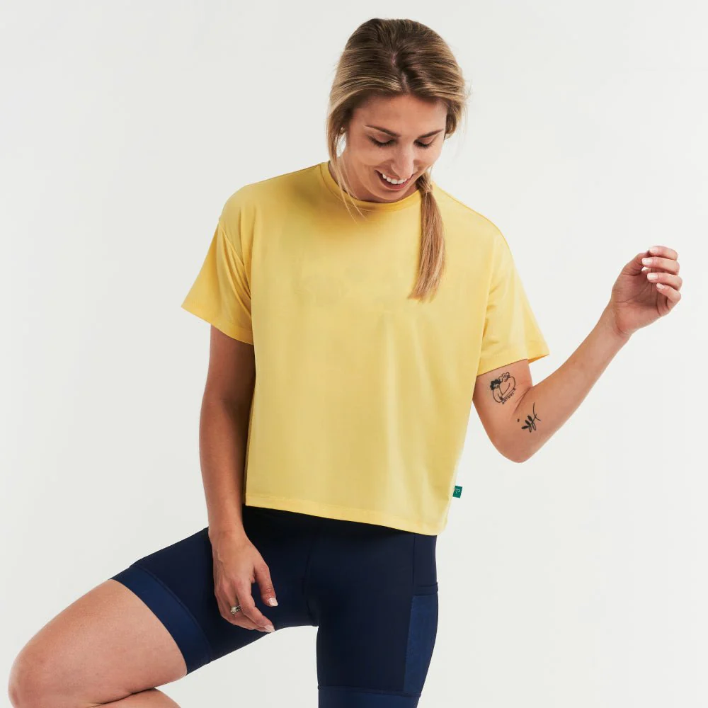 Peppermint Gravel Crop Womens T-Shirt - Image 2