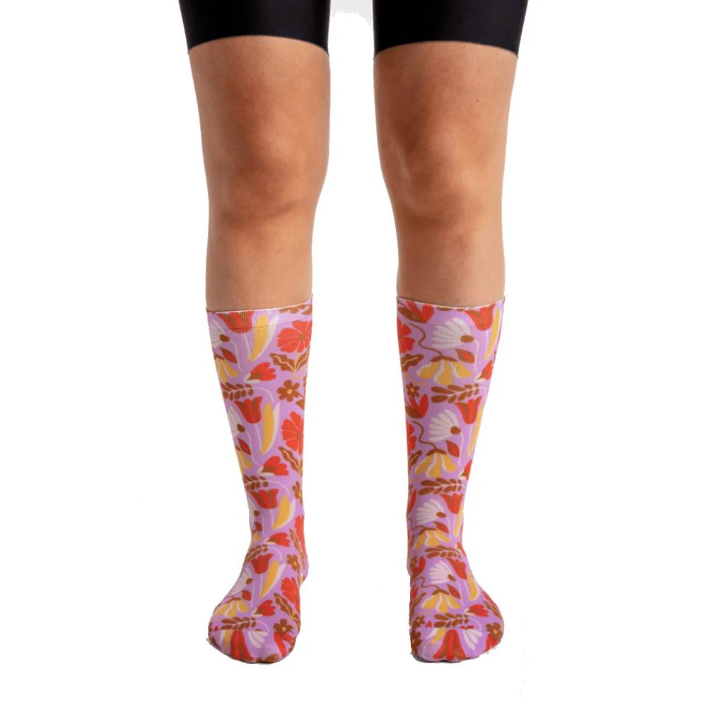 Peppermint Knitted Womens Bike Socks - Image 2