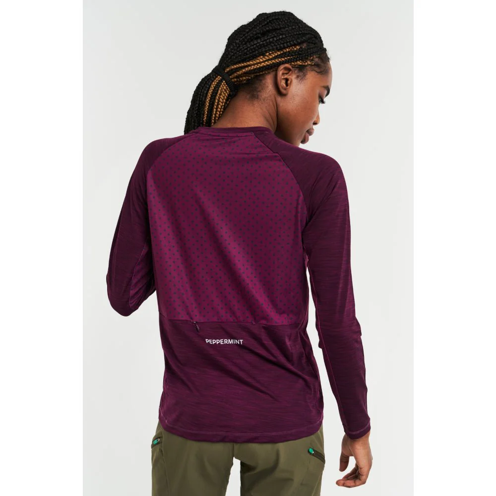Peppermint MTB Long Sleeve Womens Jersey - Image 6