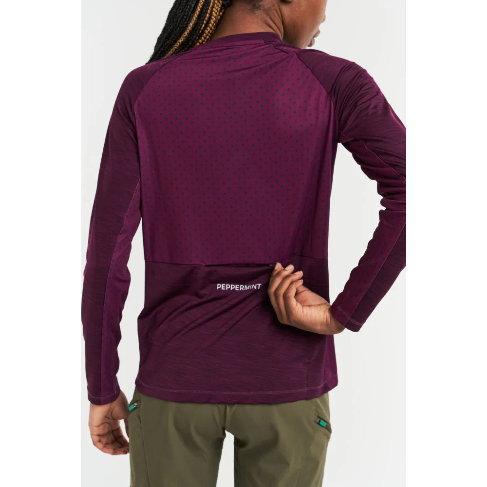 Peppermint MTB Long Sleeve Womens Jersey - Image 7