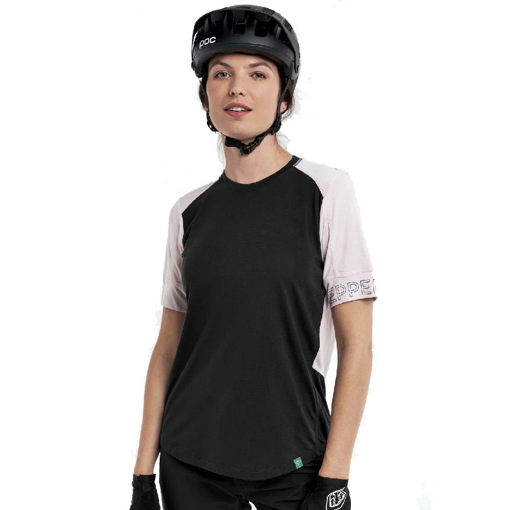 Peppermint MTB Peak Short Sleeve Womens Jersey - Image 3