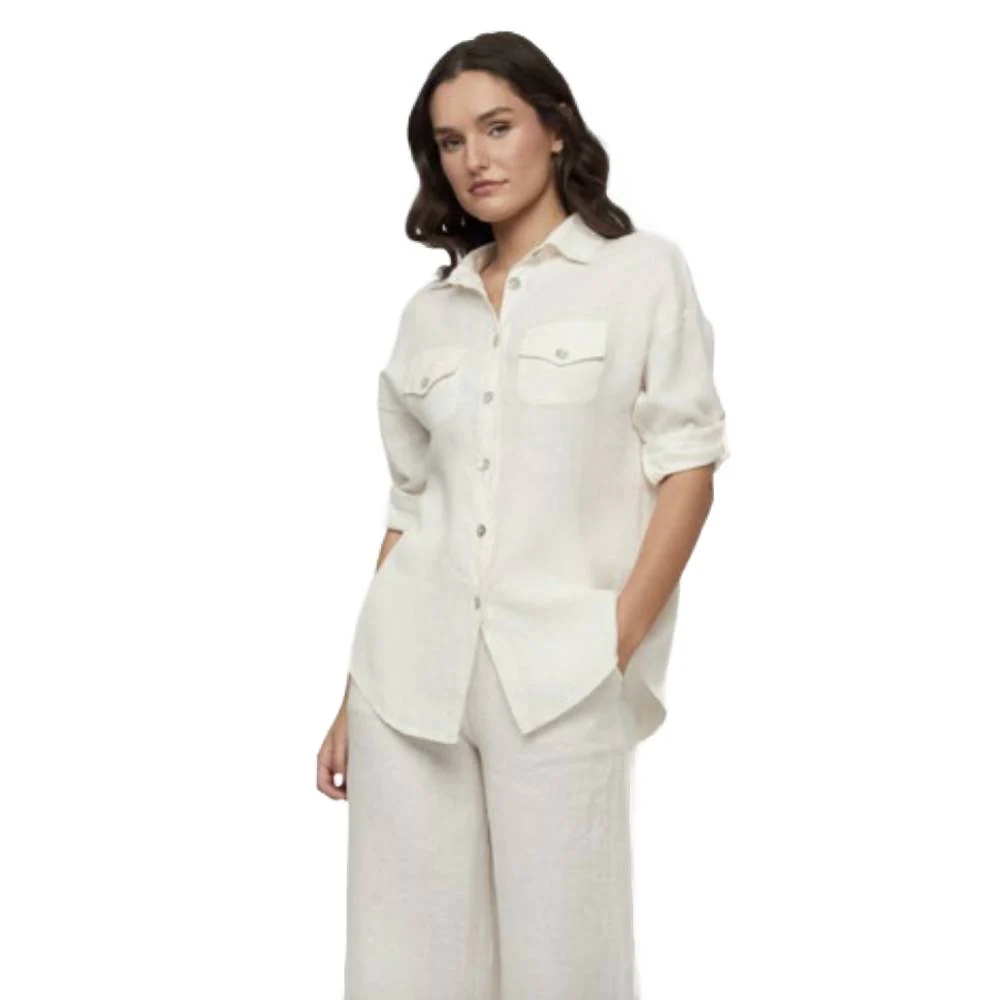 Pistache Womens Double Pocket Blouse 2024 - Image 4