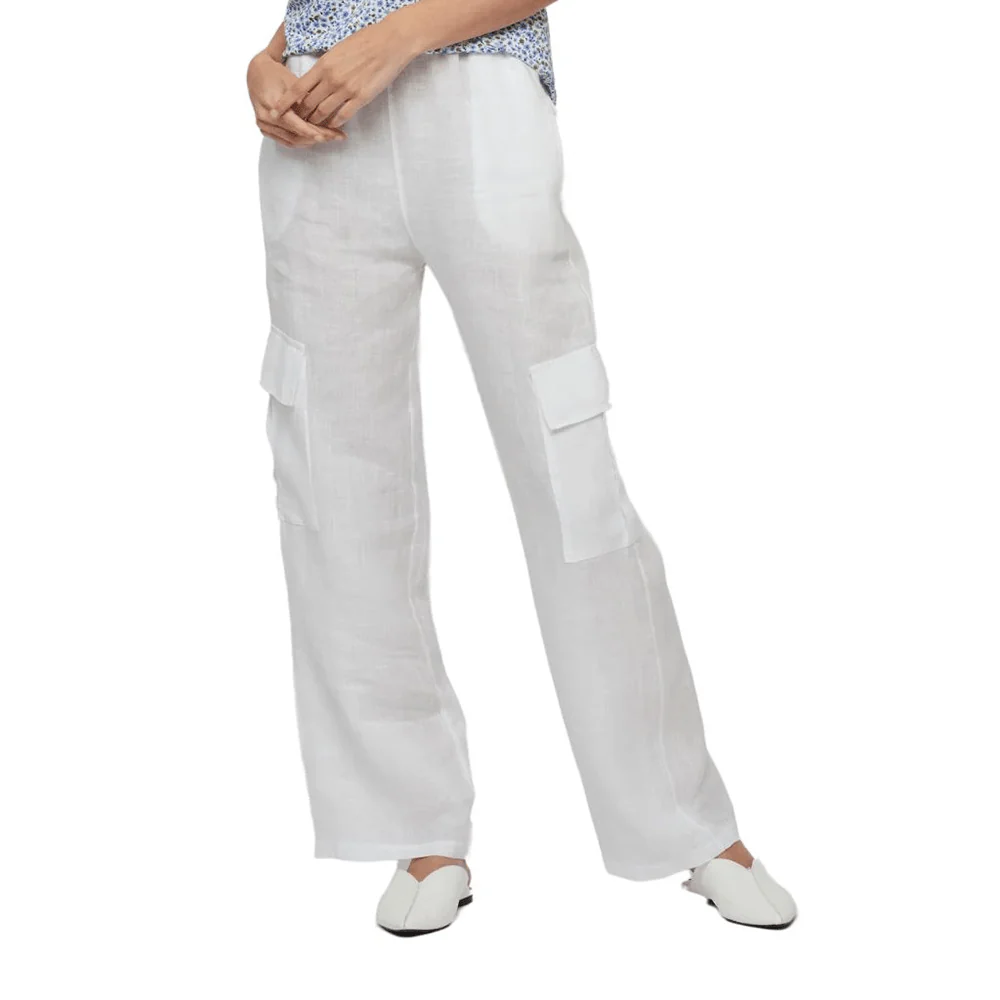 Pistache Womens Linen Cargo Pant 2024 - Image 16