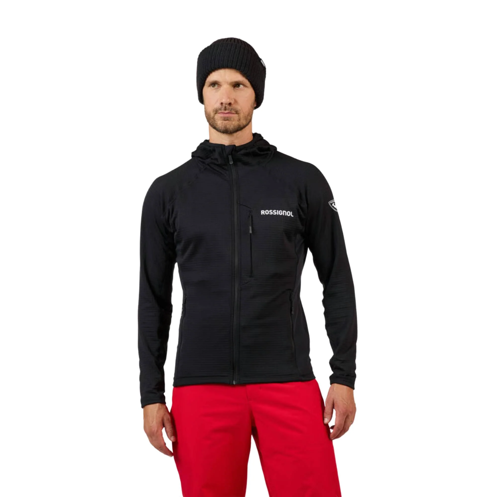 Rossignol Blackside Mens Full Zip Hood Fleece 2027 - Image 4