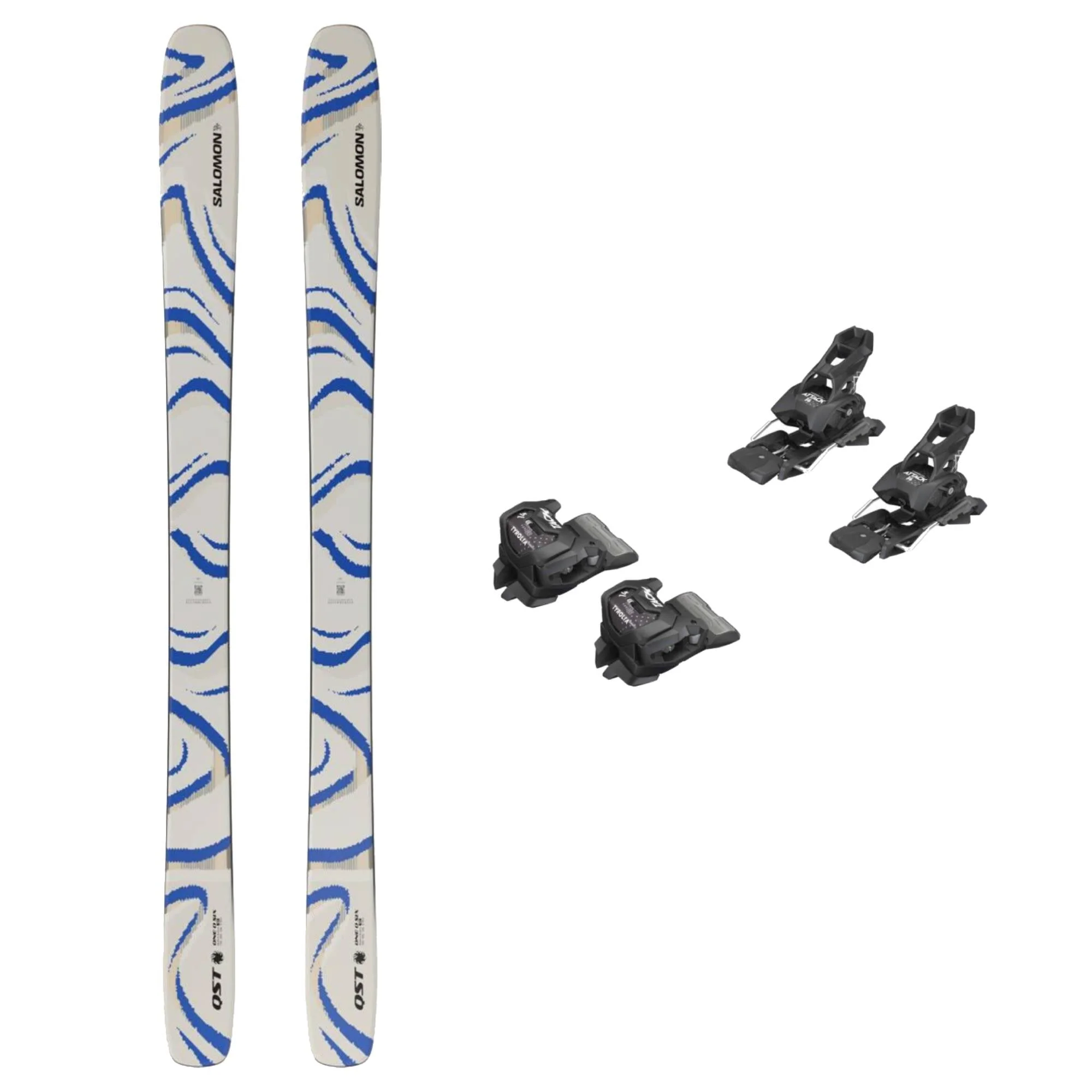 Salomon QST 106 Ski + Attack 14 GW Bindings 2026 Bundle