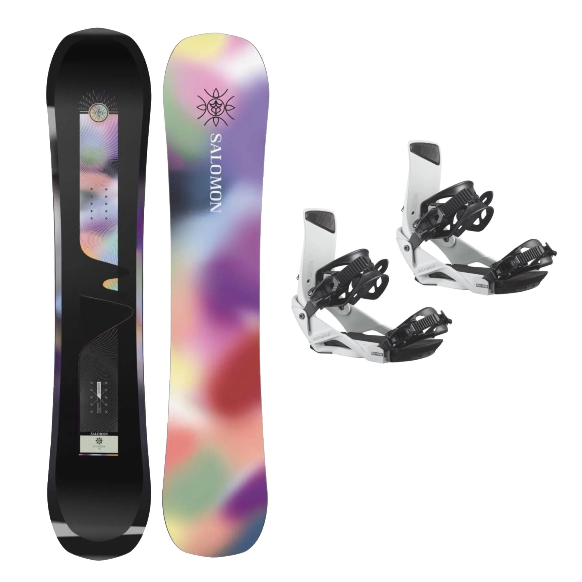 Salomon Wonder Womens Snowboard + Rhythm Snowboard Bindings 2026 Bundle - Image 3