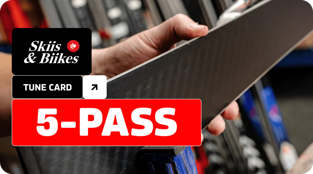 Skiis & Biikes FIVEPASS Tune-up Card