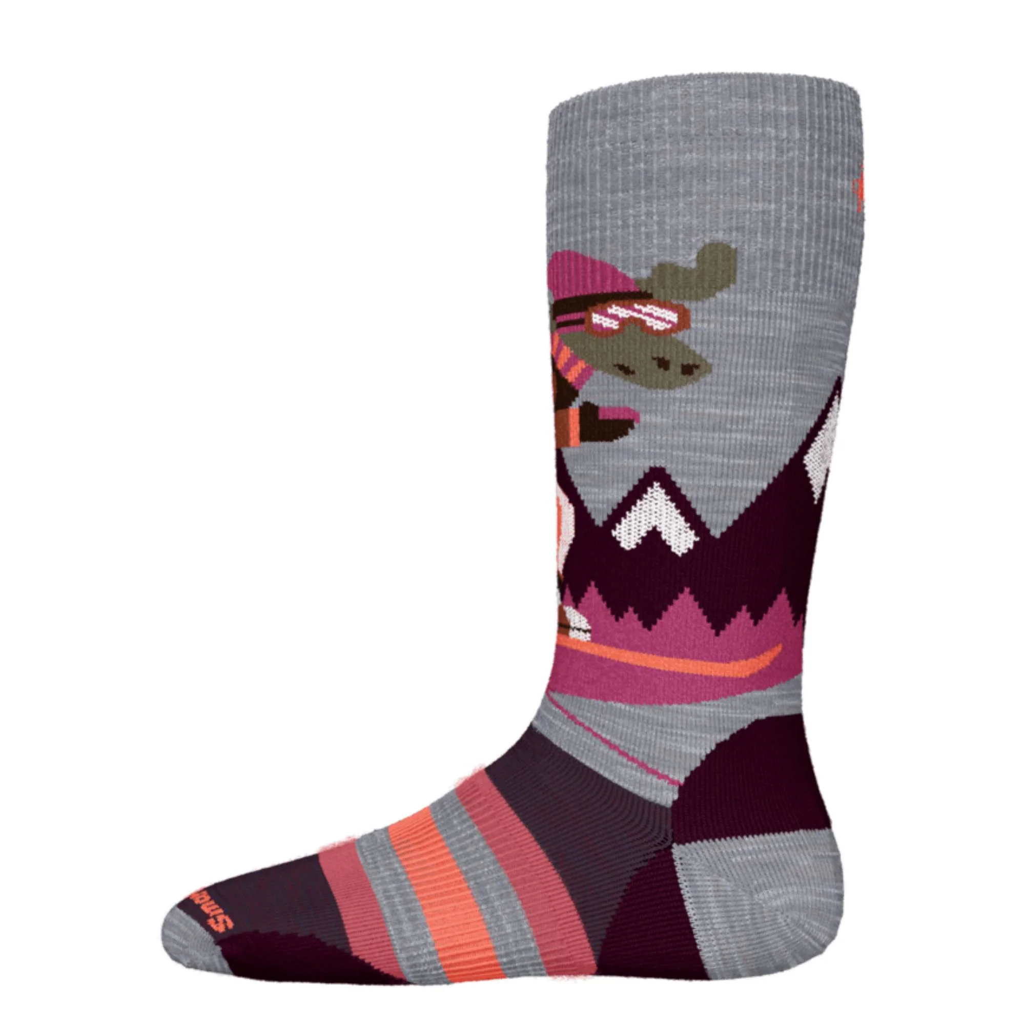 Smartwool Full Cushion Mountain Moose Kids OTC Sock - Image 2