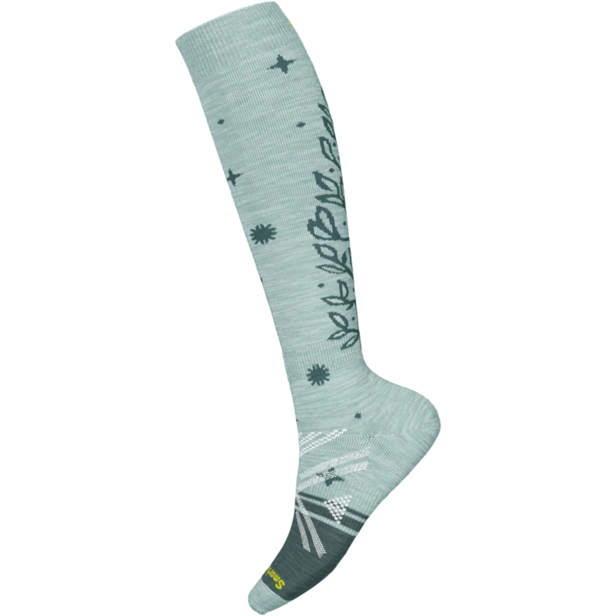 Smartwool Ski Full Cushion Ice Blossom Womens OTC Sock - Image 6