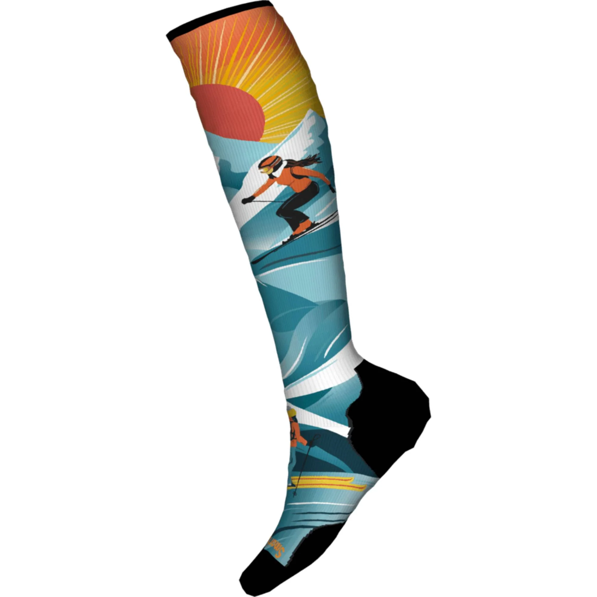 Smartwool Ski Targeted Cushion Steep Days Womens OTC Sock - Image 3