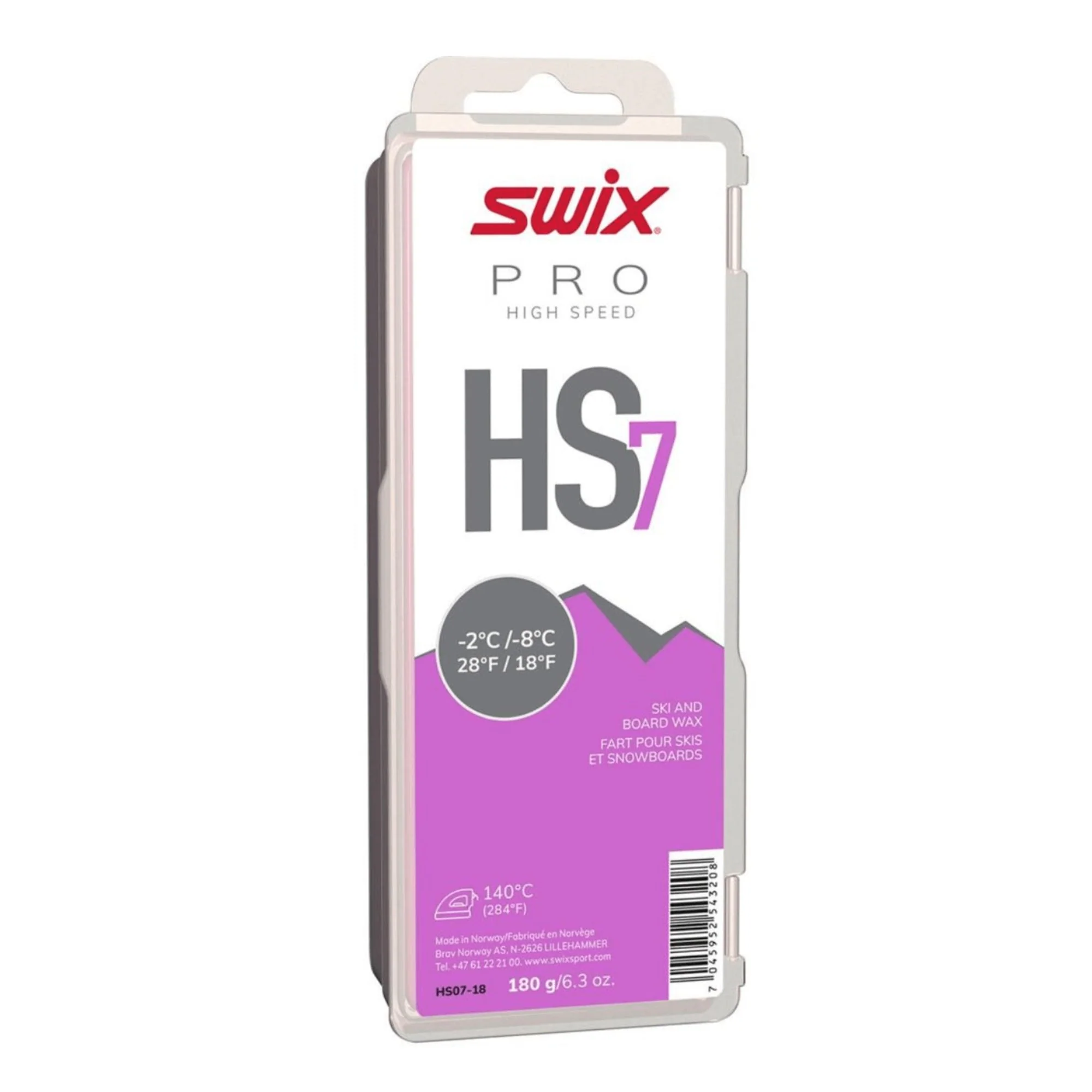 Swix HS7 -2c to -8c Wax