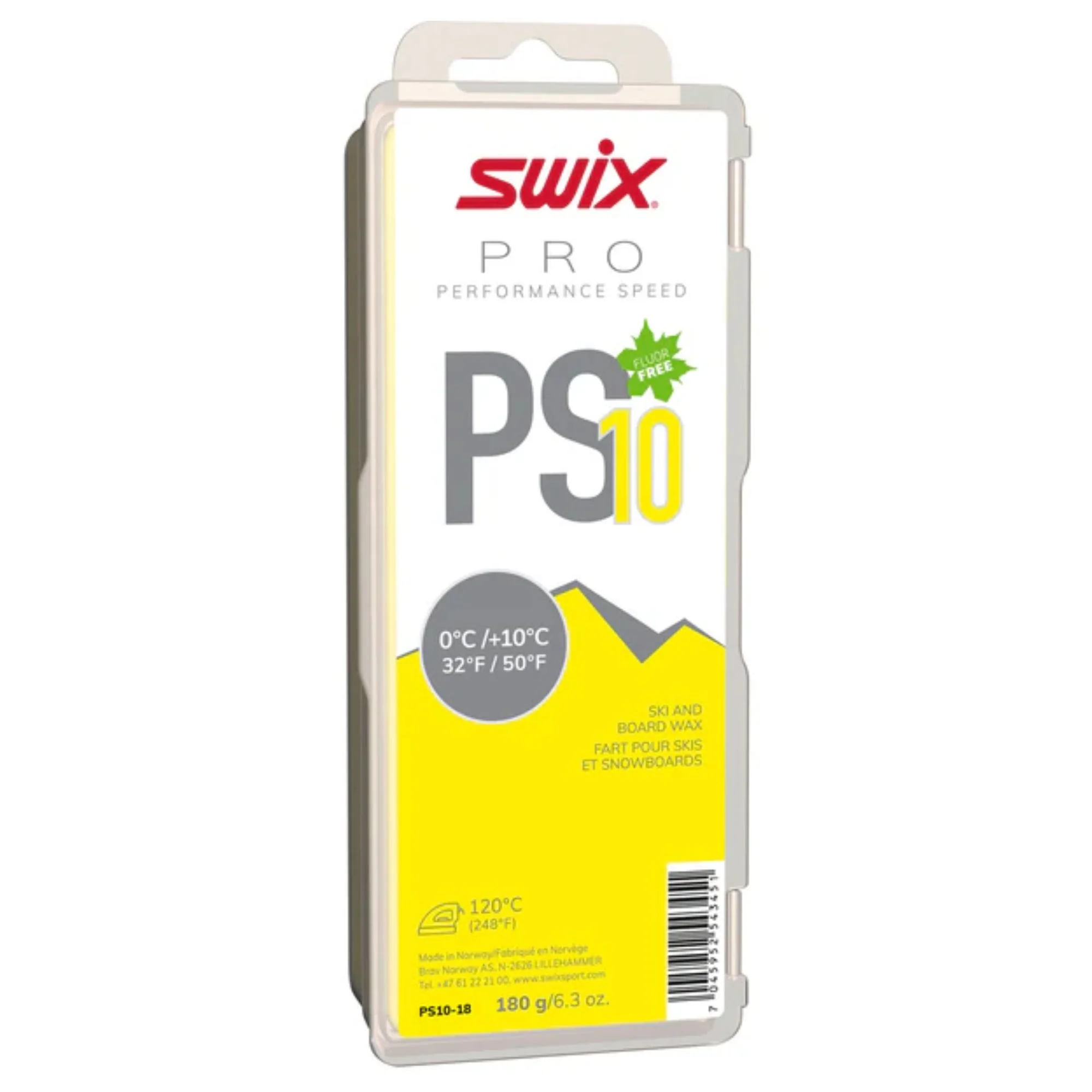 Swix PS10 0c to +10c Wax